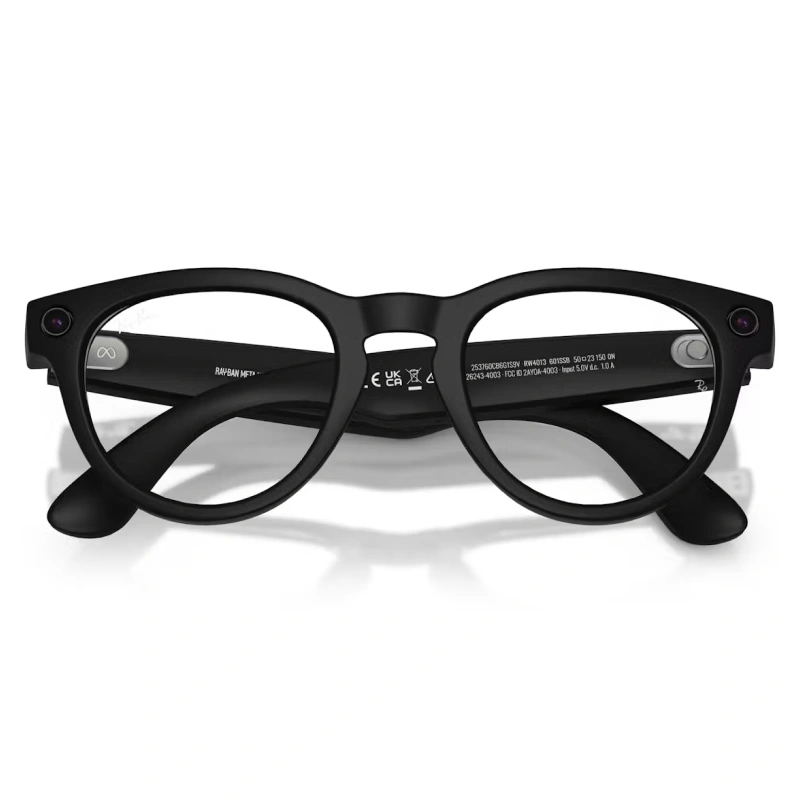 Умные очки Ray Ban Headliner (Gen 2) RW4013 Матовый чёрный/Прозрачный M 150-50 (601/SSB50). Фото 4