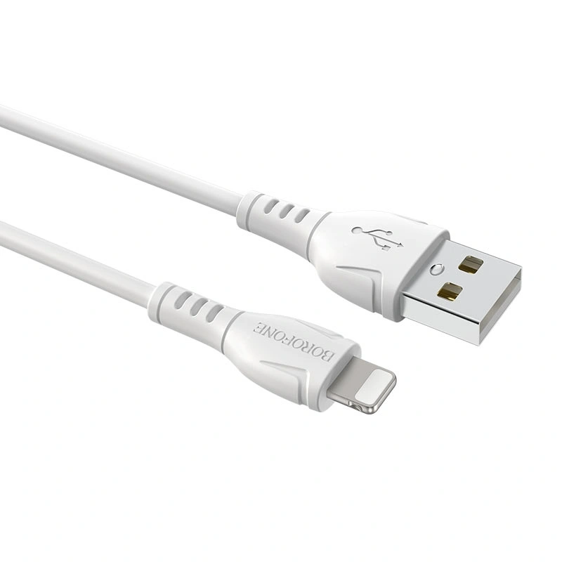 Кабель Borofone BX51 Triumph USB For Lightning 1м, Белый. Фото 2