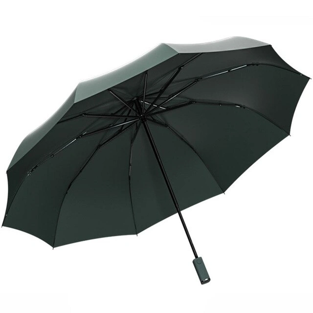 Зонт Zuodu Full Automatic Umbrella Led, Зелёный (ZD107-LV). Фото 1