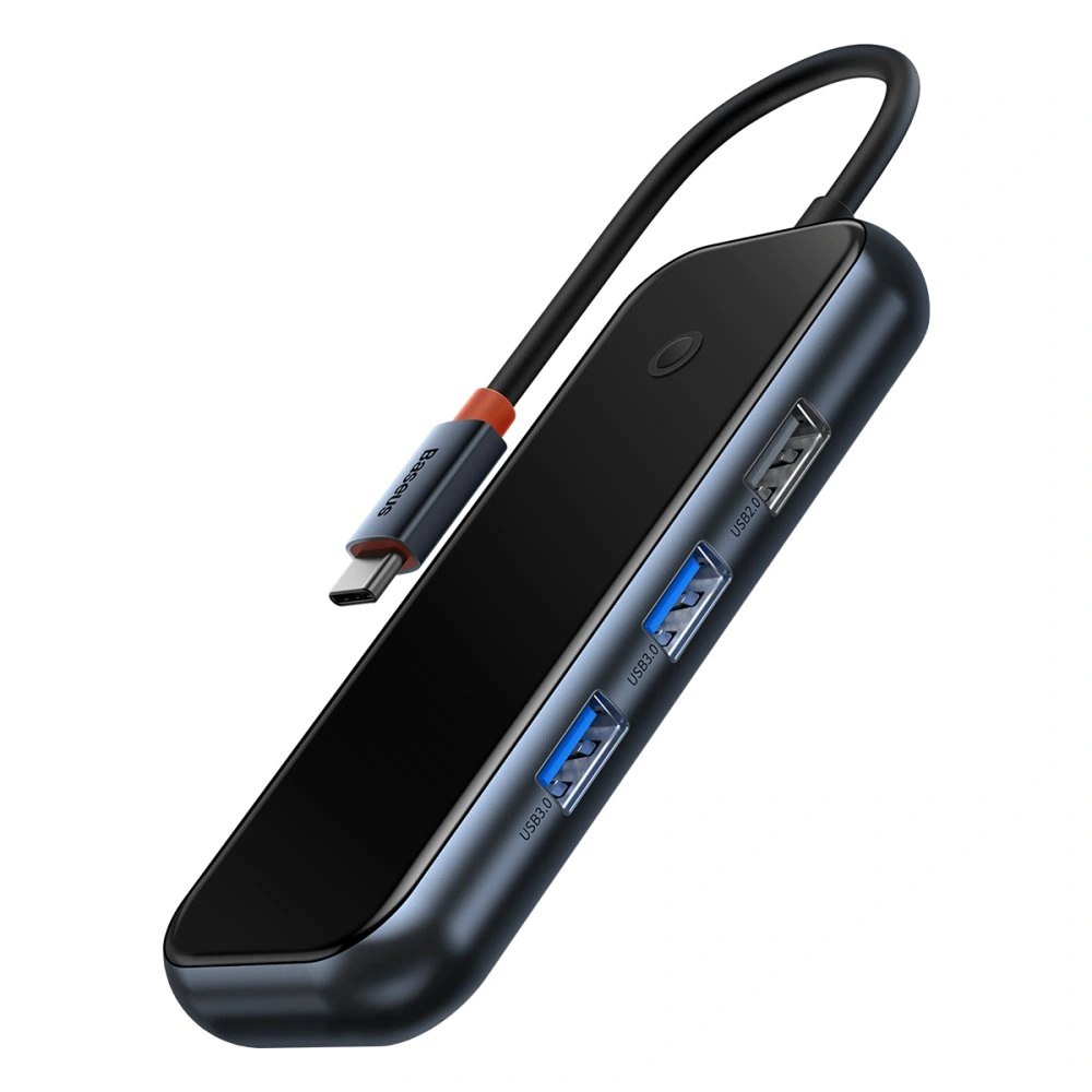 Хаб Baseus AcmeJoy 5-Port Type-C Hub Adapter, Темно-серый (WKJZ010213). Фото 3