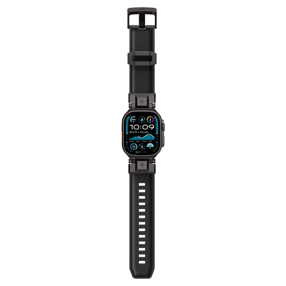 Ремешок Spigen Durapro Armor для Apple Watch 44/45/46/49мм, Чёрный (AMP09229). Фото 5