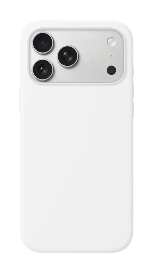 Накладка Silicone Case для iPhone 17 Pro Max, Белая. Фото 1