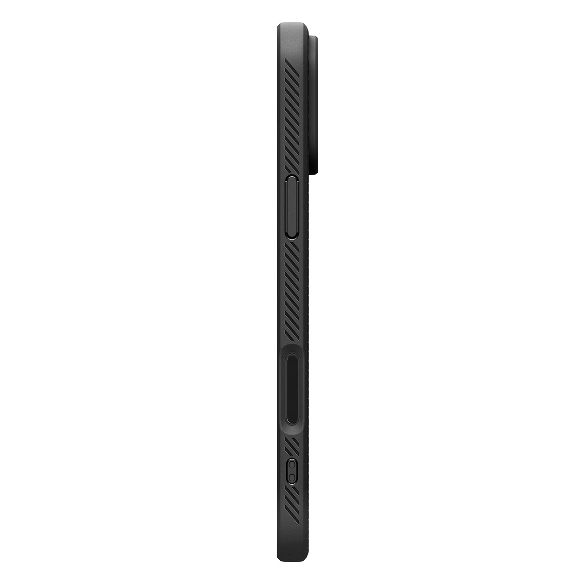 Накладка Spigen Liquid Air для iPhone 17 Pro Max, Чёрная матовая (ACS10265). Фото 5
